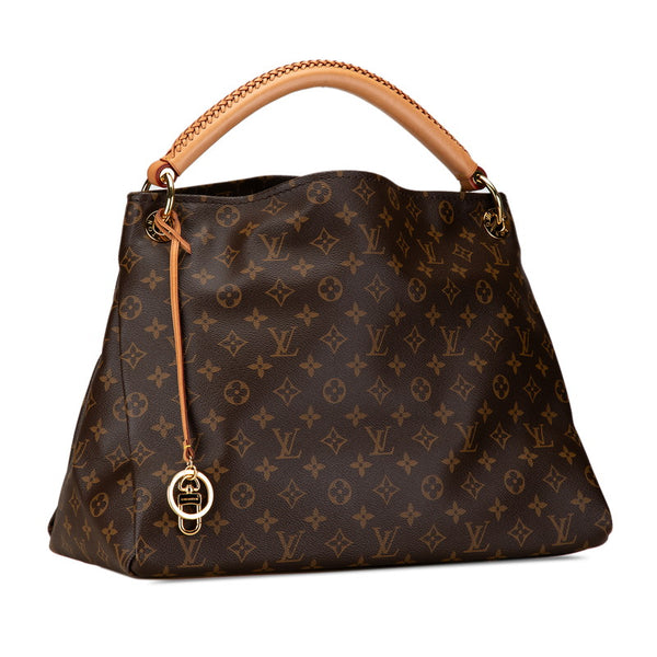 ルイ ヴィトン モノグラム アーツィーMM トートバッグ ショルダーバッグ M40249 ブラウン PVC レザー レディース LOUIS VUITTON 【中古】