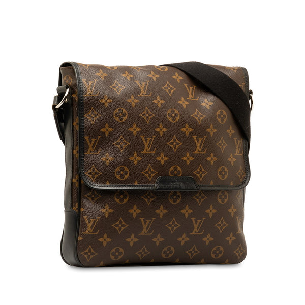 ルイ ヴィトン モノグラムマカサー バスMM ショルダーバッグ M56715 ブラウン PVC レザー レディース LOUIS VUITTON 【中古】