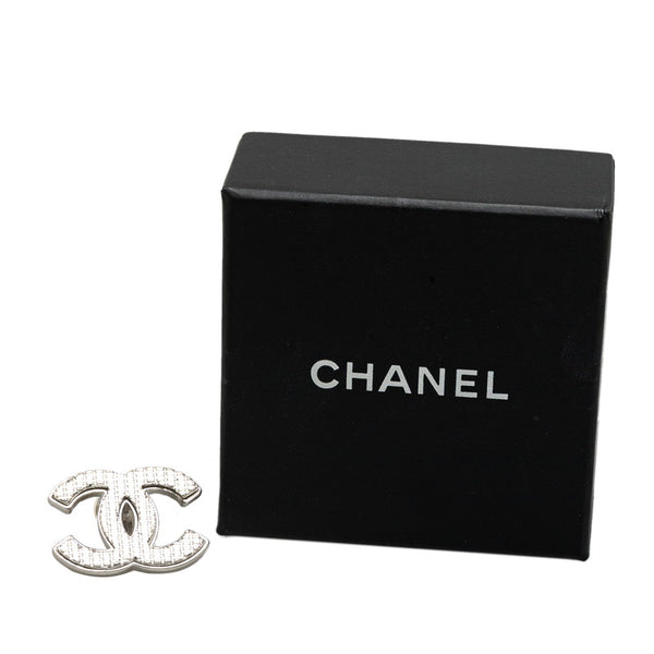 シャネル ココマーク ピン ブローチ シルバー メタル レディース CHANEL 【中古】