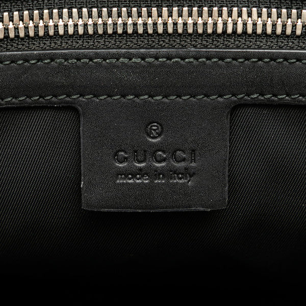 グッチ GGスプリーム トートバッグ ショルダーバッグ ２WAY 456217 ベージュ ブラック PVC レザー レディース GUCCI 【中古】