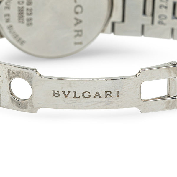 ブルガリ ブルガリブルガリ 腕時計 BB23SS クオーツ ブラック文字盤 ステンレススチール レディース BVLGARI 【中古】