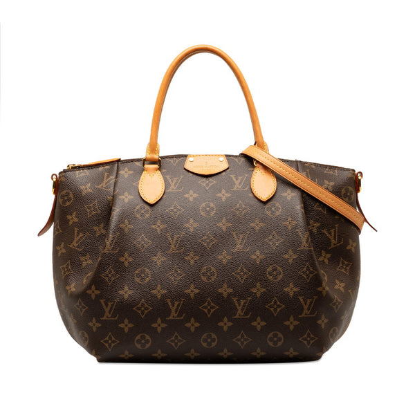 ルイ ヴィトン モノグラム テュレンMM ハンドバッグ ショルダーバッグ 2WAY M48814 ブラウン PVC レザー レディース LOUIS VUITTON 【中古】