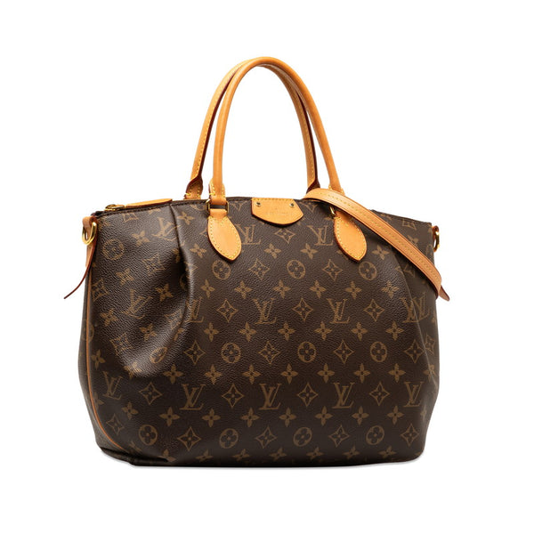 ルイ ヴィトン モノグラム テュレンMM ハンドバッグ ショルダーバッグ 2WAY M48814 ブラウン PVC レザー レディース LOUIS VUITTON 【中古】