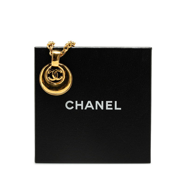 シャネル ココマーク ネックレス ゴールド メッキ レディース CHANEL 【中古】