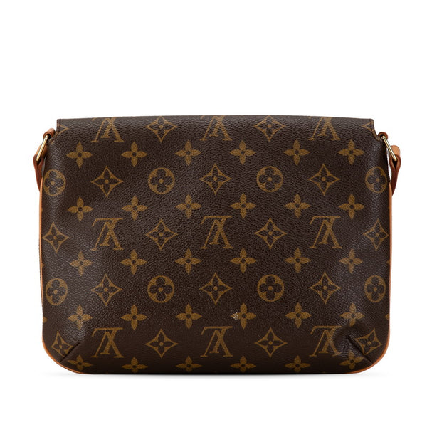 ルイ ヴィトン モノグラム ミュゼット タンゴ ショート ショルダーバッグ M51257 ブラウン PVC レザー レディース LOUIS VUITTON 【中古】