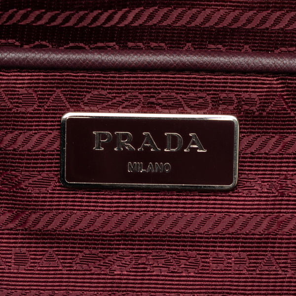 プラダ ハンドバッグ ショルダーバッグ 2WAY BR4696 ブラウン ナイロン レザー レディース PRADA 【中古】