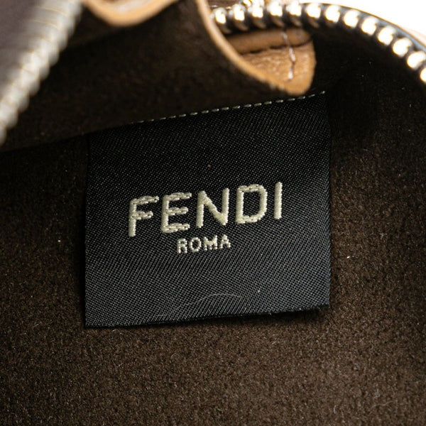 フェンディ ズッカ ダイアゴナル 斜め掛け ショルダーバッグ 7M0344 ブラウン PVC レザー レディース FENDI 【中古】