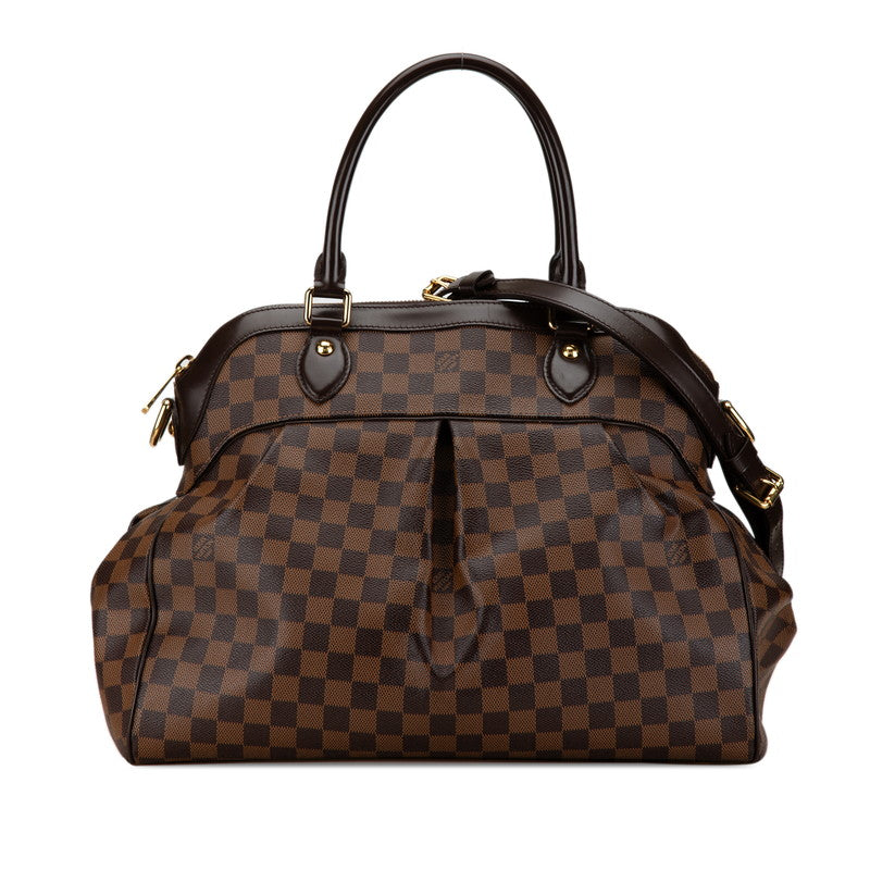 ルイ ヴィトン ダミエ トレヴィGM ハンドバッグ ショルダーバッグ 2WAY N51997 ブラウン PVC レザー レディース LOUIS VUITTON 【中古】