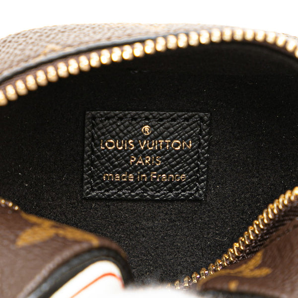 ルイ ヴィトン モノグラム ポルトモネキューブ ポーチ M80231 ブラウン マルチカラー PVC レザー レディース LOUIS VUITTON 【中古】