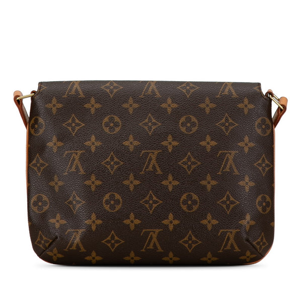 ルイ ヴィトン モノグラム ミュゼット タンゴ ショート ショルダーバッグ M51257 ブラウン PVC レザー レディース LOUIS VUITTON 【中古】