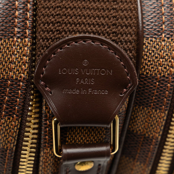 ルイ ヴィトン ダミエ リポーターPM スペシャルオーダー ショルダーバッグ N45253 ブラウン PVC レザー レディース LOUIS VUITTON 【中古】