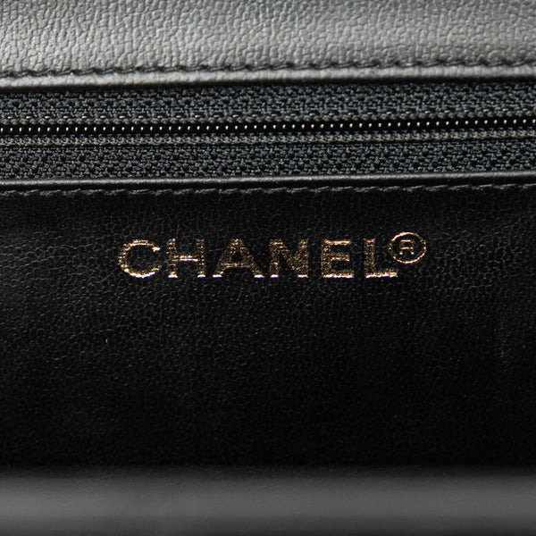 シャネル ココマーク ビコローレ ハンドバッグ バニティバッグ ショルダーバッグ 2WAY ブラック レザー レディース CHANEL 【中古】