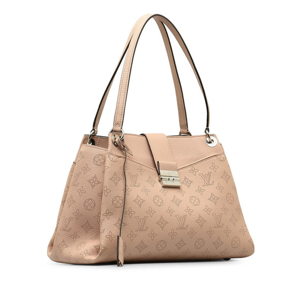 ルイ ヴィトン モノグラム マヒナ セーヴル トートバッグ M41789 マグノリア レザー レディース LOUIS VUITTON 【中古】