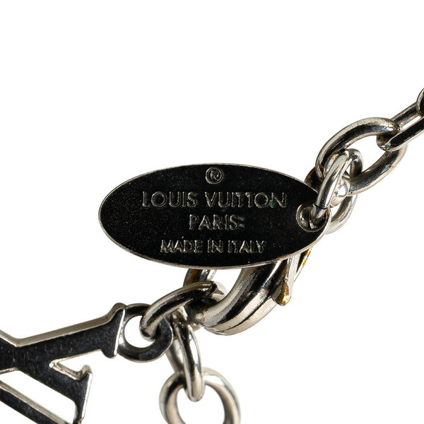 ルイ ヴィトン コリエ ギャンブル ストーン ネックレス M65232 シルバー メタル レディース LOUIS VUITTON 【中古】