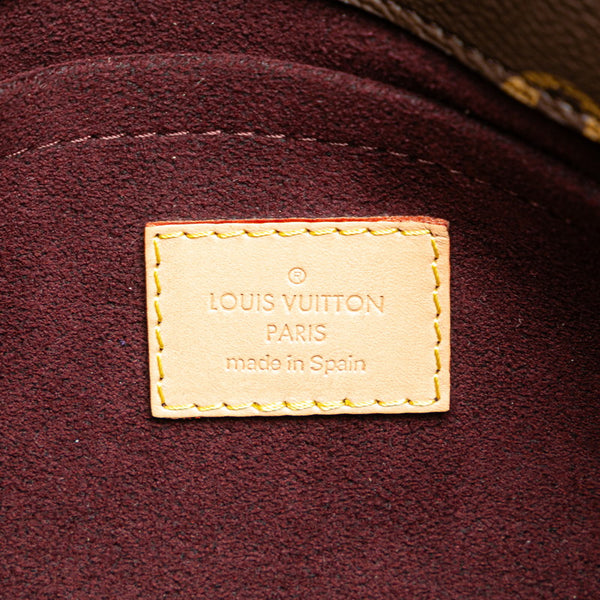 ルイ ヴィトン モノグラム モンテーニュMM ハンドバッグ ショルダーバッグ 2WAY M41056 ブラウン PVC レザー レディース LOUIS VUITTON 【中古】