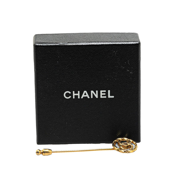 シャネル ヴィンテージ ココマーク ブローチ ゴールド メッキ レディース CHANEL 【中古】