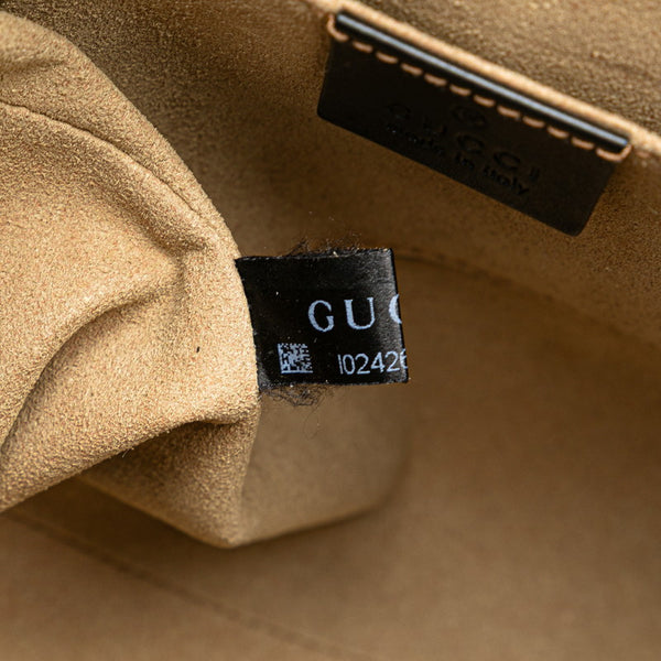 グッチ GGスプリーム パドロック リュック バックパック 498194 ブラウン ブラック ベージュ PVC レザー レディース GUCCI 【中古】