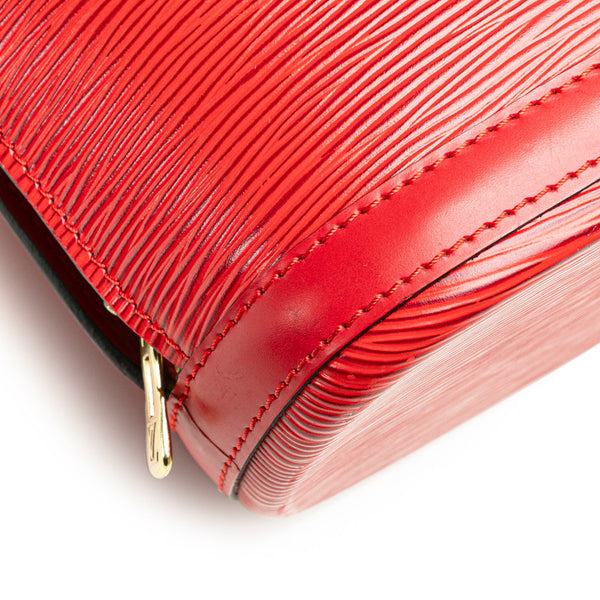 ルイ ヴィトン エピ リュサック トートバッグ ショルダーバッグ M52287 カスティリアンレッド レザー レディース LOUIS VUITTON 【中古】