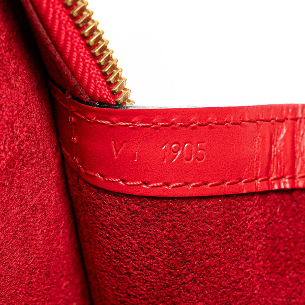 ルイ ヴィトン エピ リュサック トートバッグ ショルダーバッグ M52287 カスティリアンレッド レザー レディース LOUIS VUITTON 【中古】