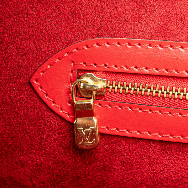 ルイ ヴィトン エピ リュサック トートバッグ ショルダーバッグ M52287 カスティリアンレッド レザー レディース LOUIS VUITTON 【中古】