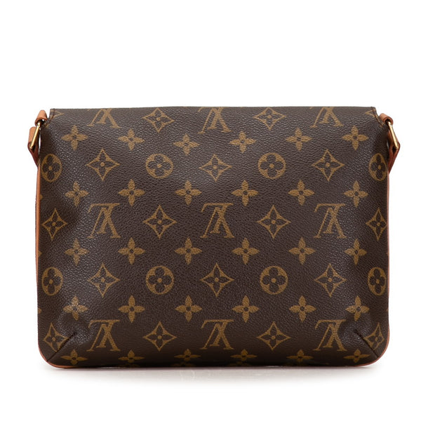 ルイ ヴィトン モノグラム ミュゼットタンゴ ショート ショルダーバッグ M51257 ブラウン PVC レザー レディース LOUIS VUITTON 【中古】