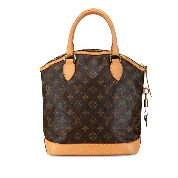 ルイ ヴィトン モノグラム ロックイット ハンドバッグ トートバッグ M40102 ブラウン PVC レザー レディース LOUIS VUITTON 【中古】