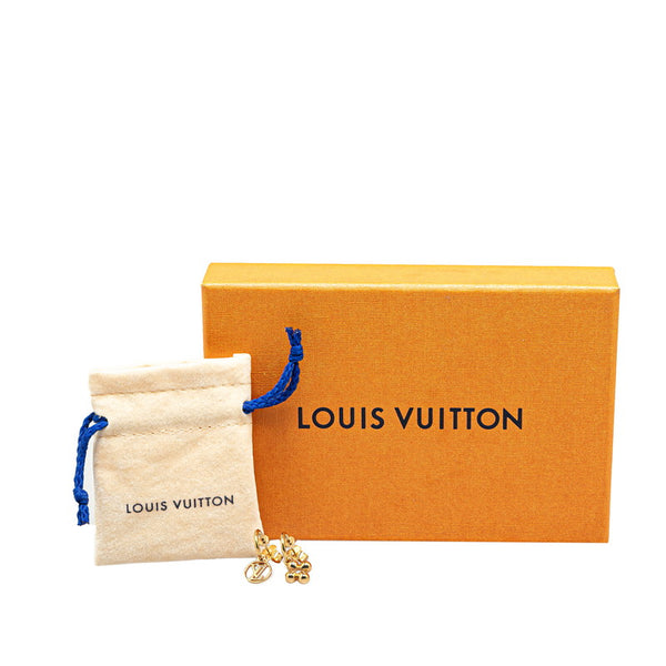 ルイ ヴィトン モノグラム ブックル ドレイユ ブルーミング ピアス M64859 ゴールド メッキ レディース LOUIS VUITTON 【中古】