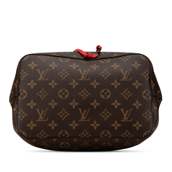 ルイ ヴィトン モノグラム ネオノエ ショルダーバッグ M44021 コクリコ レッド ブラウン PVC レザー レディース LOUIS VUITTON 【中古】