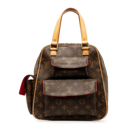 ルイ ヴィトン モノグラム エクサントリ シテ ハンドバッグ M51161 ブラウン PVC レザー レディース LOUIS VUITTON 【中古】