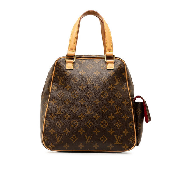 ルイ ヴィトン モノグラム エクサントリ シテ ハンドバッグ M51161 ブラウン PVC レザー レディース LOUIS VUITTON 【中古】