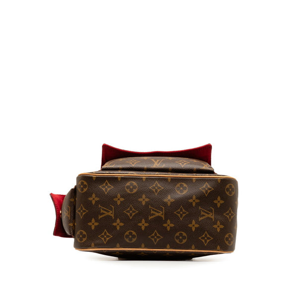 ルイ ヴィトン モノグラム エクサントリ シテ ハンドバッグ M51161 ブラウン PVC レザー レディース LOUIS VUITTON 【中古】