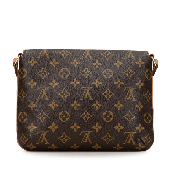 ルイ ヴィトン モノグラム ミュゼットタンゴ ショート ショルダーバッグ M51257 ブラウン PVC レザー レディース LOUIS VUITTON 【中古】