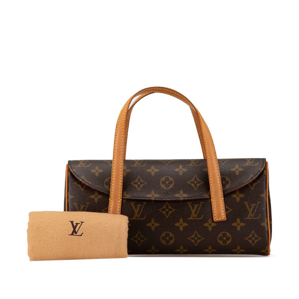 ルイ ヴィトン モノグラム ソナチネ ハンドバッグ M51902 ブラウン PVC レザー レディース LOUIS VUITTON 【中古】