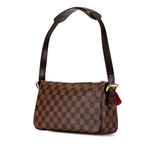 ルイ ヴィトン ダミエ ラヴェッロGM ワンショルダーバッグ N60006 ブラウン PVC レザー レディース LOUIS VUITTON 【中古】