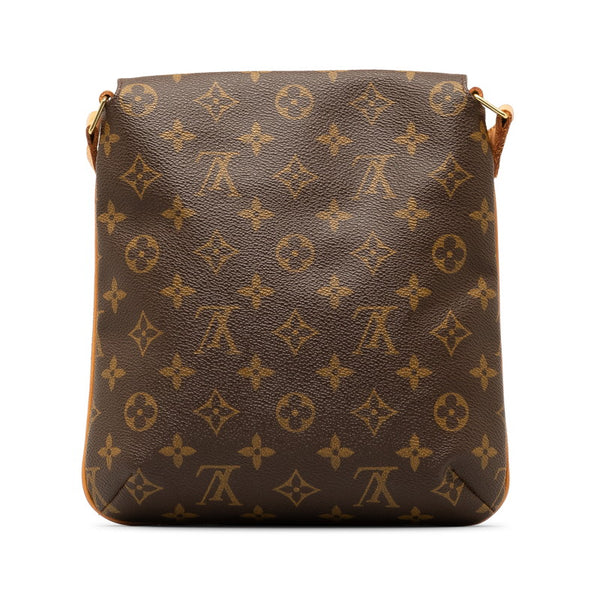 ルイ ヴィトン モノグラム ミュゼットサルサ ショート ショルダーバッグ M51258 ブラウン PVC レザー レディース LOUIS VUITTON 【中古】