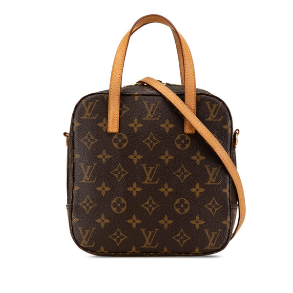 ルイ ヴィトン モノグラム スポンティーニ ハンドバッグ ショルダーバッグ 2WAY M47500 ブラウン PVC レザー レディース LOUIS VUITTON 【中古】