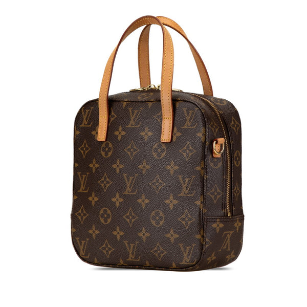 ルイ ヴィトン モノグラム スポンティーニ ハンドバッグ ショルダーバッグ 2WAY M47500 ブラウン PVC レザー レディース LOUIS VUITTON 【中古】