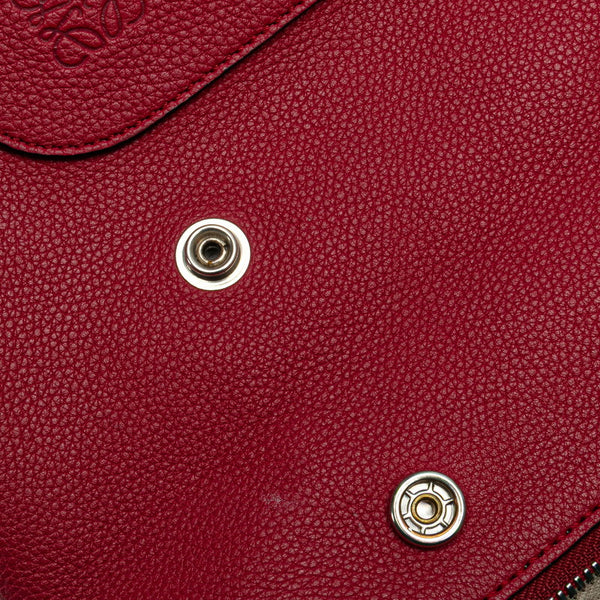 ロエベ ゴヤスモール リュック バックパック レッド レザー レディース LOEWE 【中古】
