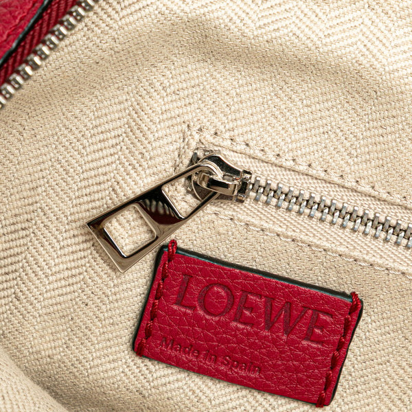 ロエベ ゴヤスモール リュック バックパック レッド レザー レディース LOEWE 【中古】