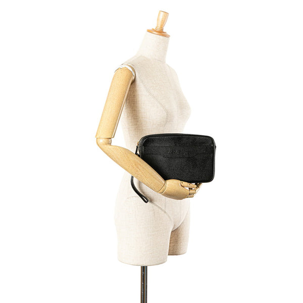 サルヴァトーレフェラガモ セカンドバッグ クラッチバッグ AU-24-5504 ブラック レザー レディース Salvatore Ferragamo 【中古】