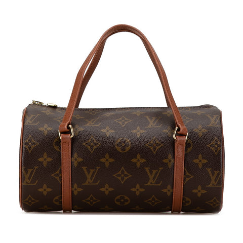 ルイ ヴィトン モノグラム パピヨン26 ショルダーバッグ M51386 ブラウン PVC レザー レディース LOUIS VUITTON 【中古】