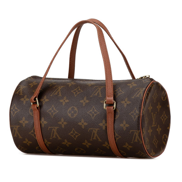 ルイ ヴィトン モノグラム パピヨン26 ショルダーバッグ M51386 ブラウン PVC レザー レディース LOUIS VUITTON 【中古】