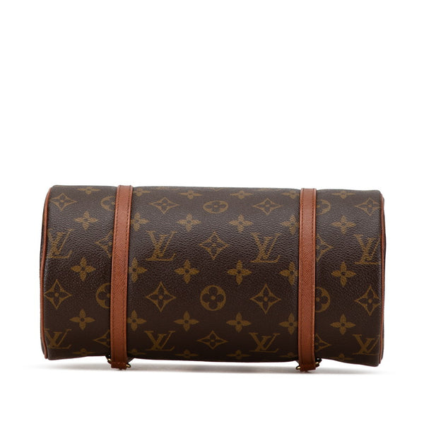 ルイ ヴィトン モノグラム パピヨン26 ショルダーバッグ M51386 ブラウン PVC レザー レディース LOUIS VUITTON 【中古】