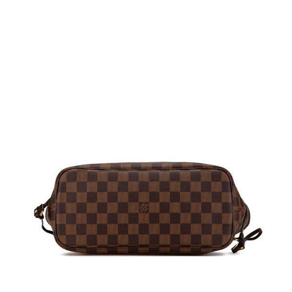 ルイ ヴィトン ダミエ ネヴァーフルPM ハンドバッグ トートバッグ N51109 ブラウン PVC レザー レディース LOUIS VUITTON 【中古】