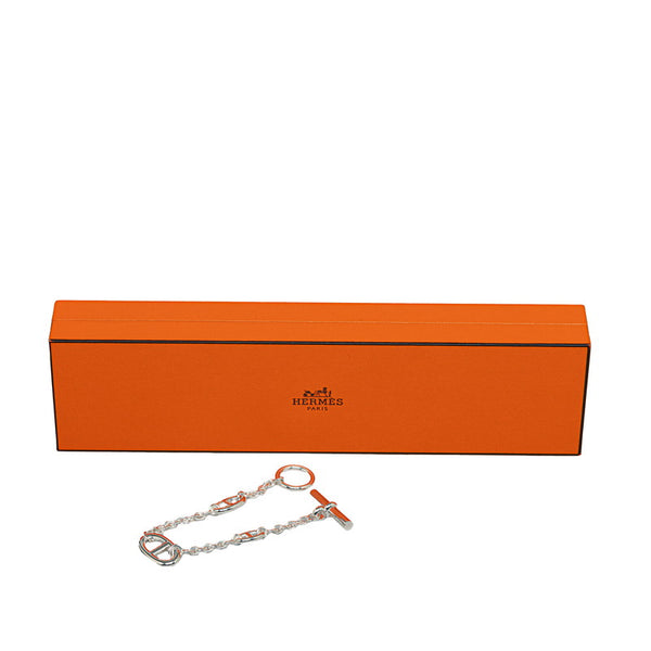 エルメス シェーヌダンクル ファランドール ブレスレット シルバー SV925 シルバー レディース HERMES 【中古】