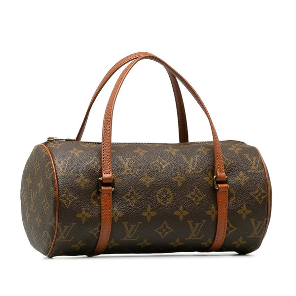 ルイ ヴィトン モノグラム パピヨン26 (旧) ハンドバッグ M51366 ブラウン PVC レザー レディース LOUIS VUITTON 【中古】