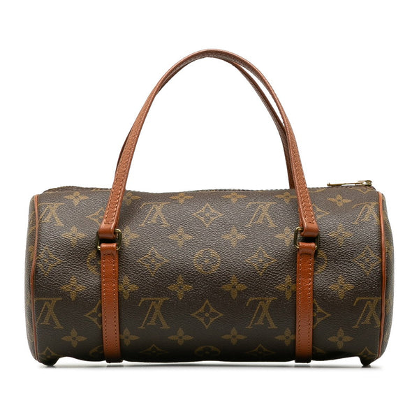 ルイ ヴィトン モノグラム パピヨン26 (旧) ハンドバッグ M51366 ブラウン PVC レザー レディース LOUIS VUITTON 【中古】