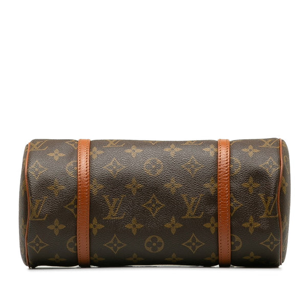 ルイ ヴィトン モノグラム パピヨン26 (旧) ハンドバッグ M51366 ブラウン PVC レザー レディース LOUIS VUITTON 【中古】