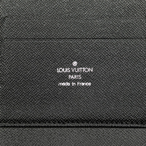 ルイ ヴィトン タイガ オーガナイザー アトール 長財布 M30652 アルドワーズ ブラック PVC レザー レディース LOUIS VUITTON 【中古】