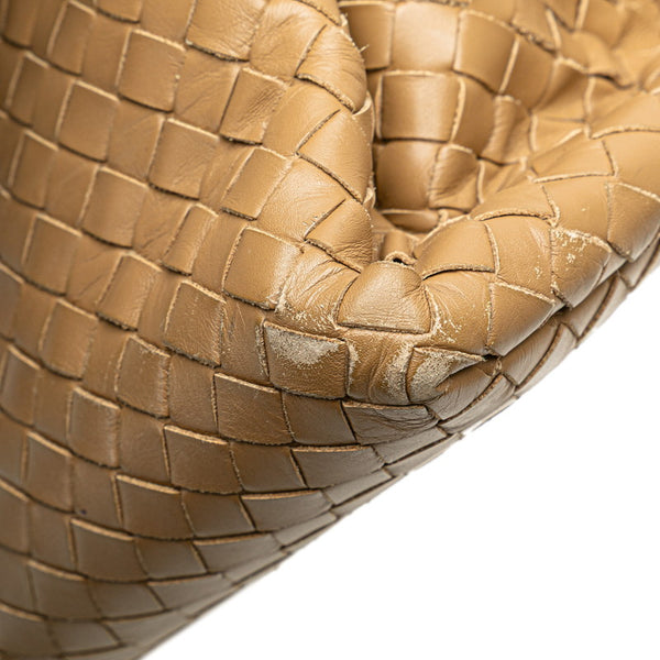 ボッテガヴェネタ イントレチャート ハンドバッグ ショルダーバッグ 2WAY ブラウン レザー レディース BOTTEGAVENETA 【中古】